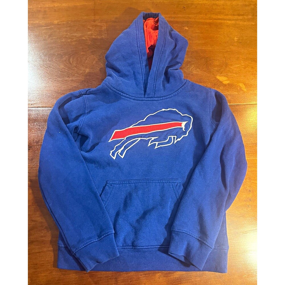 NFL Team Apparel Buffalo Bills NFL Youth S Blue Hoodie Sweatshirt